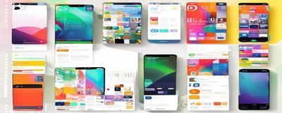 2026年手机摄影趋势报告封面图，展示多款主流手机摄影样张的拼贴效果，色彩鲜明构图多样
